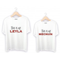 Leyla İle Mecnun Baskılı Tişört Tasarımları